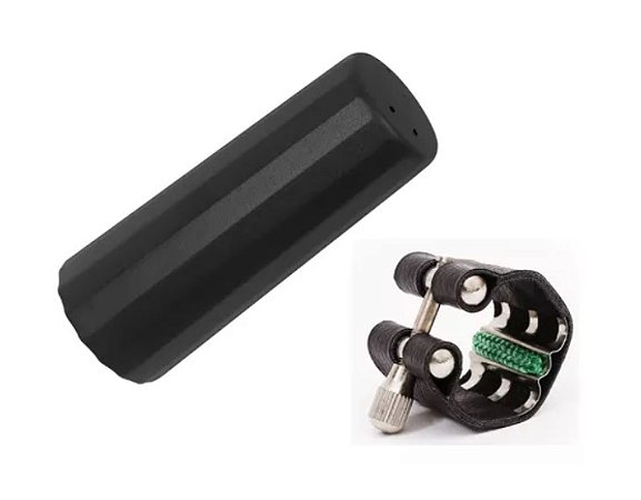 Abraçadeira Com Ressonador E Tampa Para Sax Alto