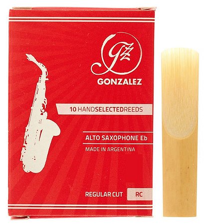Palheta Gonzalez Rc Sax Alto Nº 2,5 (unidade)
