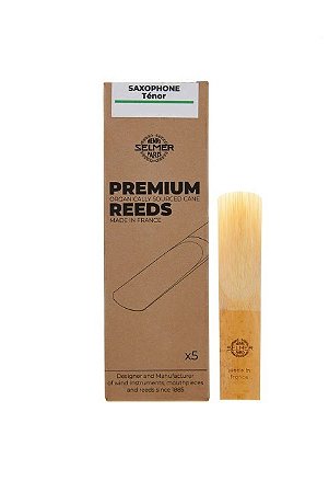 Palheta Selmer Premium Orgânica Sax Tenor Nº 2,5 (caixa c/ 05) - Original