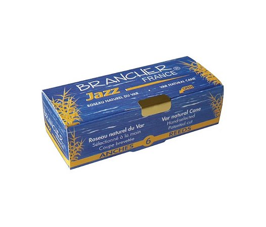 Palheta Brancher Jazz Sax Alto nº 2,5 (caixa c/ 06) - Original