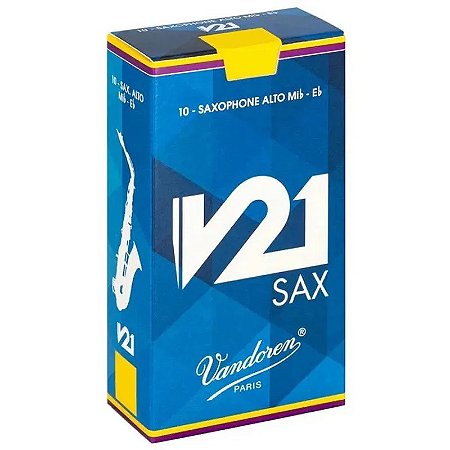 Palheta Vandoren V21 Sax Alto Nº 3,0 (caixa C/10)