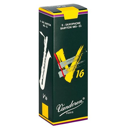 Palheta Vandoren V16 Sax Baritono Nº 2,0 (caixa C/ 05)
