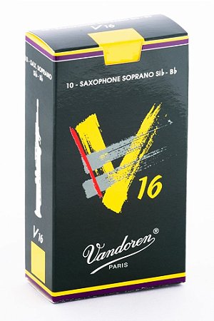 Palheta Vandoren V16 Sax Soprano Nº 2,5 (caixa C/ 10)