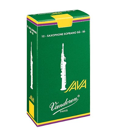 Palheta Vandoren Java Sax Soprano Nº 3,0 (caixa c/ 10)
