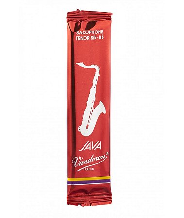 Palheta Vandoren Java Red Sax Tenor 1,5 - 2,0 - 2,5 - 3,0 (unidade)