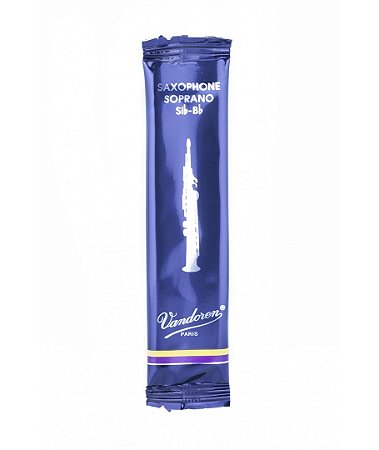 Palheta Vandoren Tradicional Sax Soprano 1,5 - 2,0 - 2,5 - 3,0 - 3,5 (unidade)