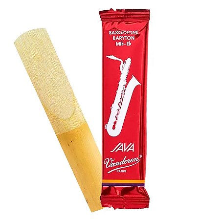 Palheta Vandoren Java Red Sax Baritono 2,0 - 2,5 - 3,0 (unidade)