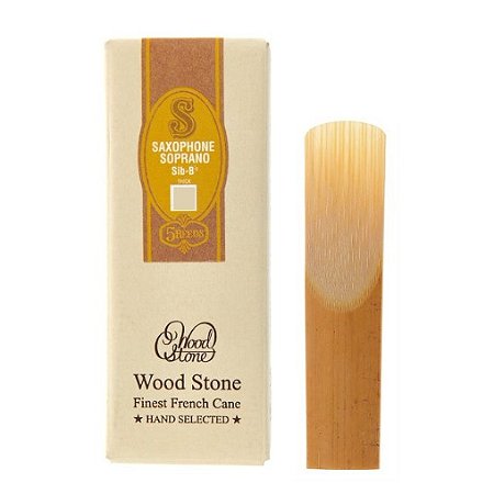 Palheta Wood Stone Sax Soprano 2,0 - 2,5 - 3,0 (unidade)