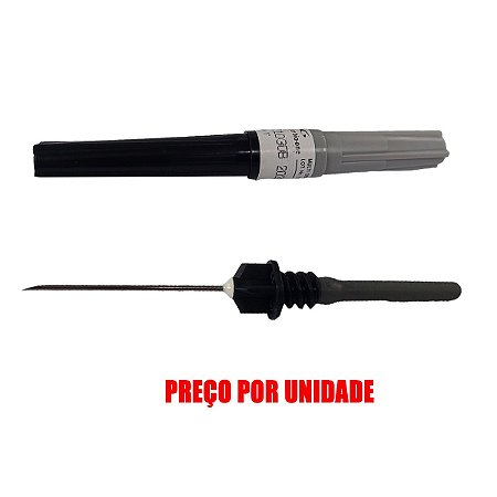 Agulha Para Coleta de Sangue a Vácuo 25x07mm 22g Preta - Vacuette