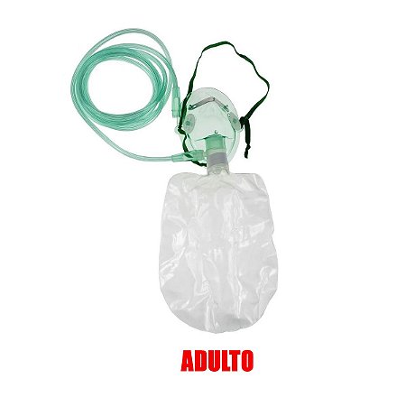 Máscara de Alta Concentração de Oxigênio Adulto - Protec