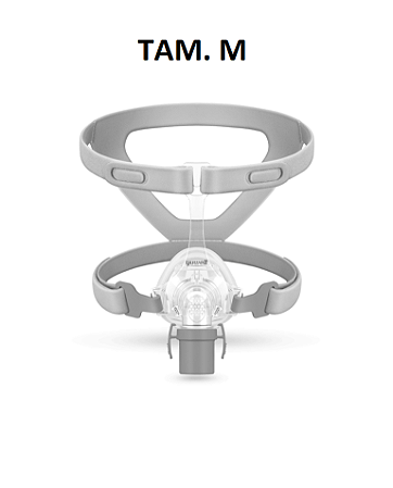 MASCARA NASAL COM APOIO DE TESTA TAM. MEDIA PARA CPAP GASLIVE