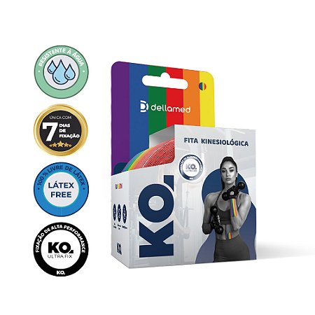 Kinesio Fita Kinesiologica Ko Rainbow - Ref 07112