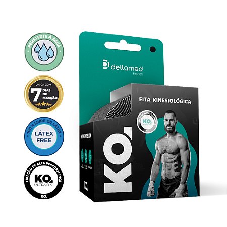 Kinesio Fita Kinesiologica Ko Midnight Black - Ref 07116