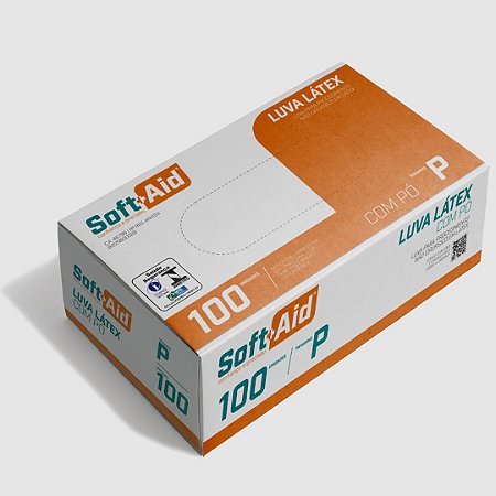 Luva P/Procedimento Não Estéril Tam Pequeno Látex C/Inmetro Cxc/100 - Ref 27464
