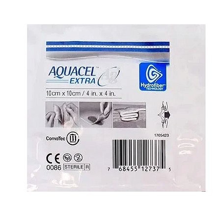Curativo Aquacel AG EXTRA (01 und) - (10cm x 10cm) - Convatec