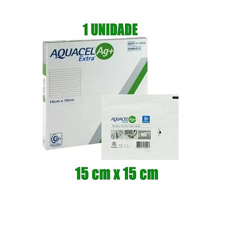 Curativo Aquacel AG EXTRA (15cm x 15cm) - Convatec