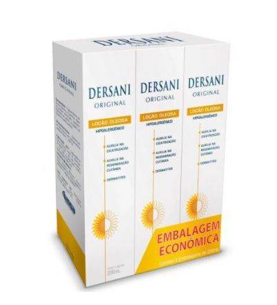 Kit Dersani Loção Oleosa de Girassol AGE e TCM (200ml) - Saniplan