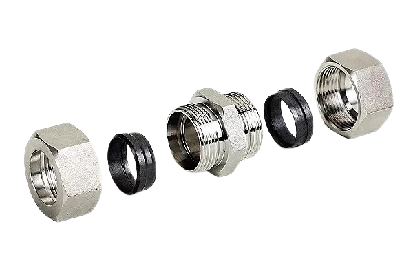 UNIÃO DUPLA IGUAL INOX UDI