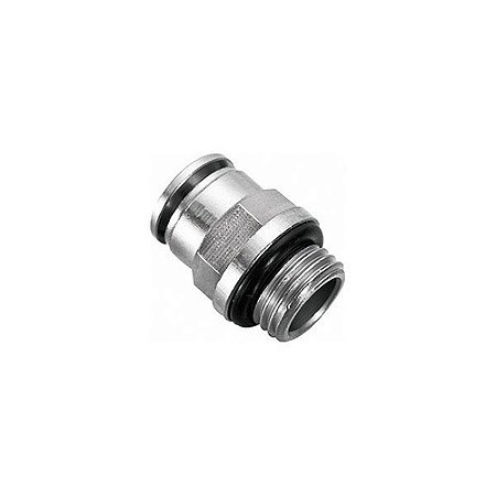 CONEXÃO PNEUMÁTICA METÁLICA ENGATE RÁPIDO BSP X TUBO