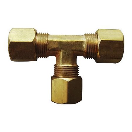 UNIÃO LATÃO TUBO X TUBO