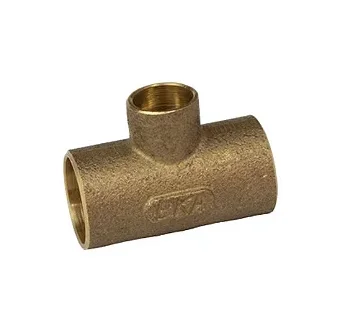 Tee Metal Soldavel Redução