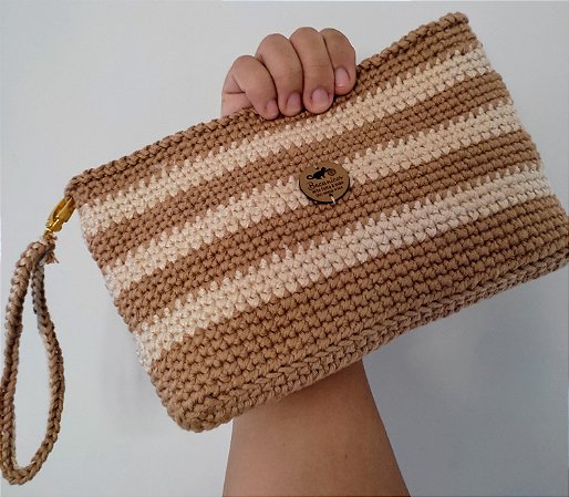 Bolsa de mão - Clutch de crochê