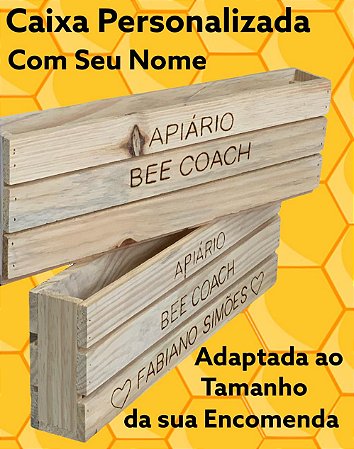 CAIXA DE MADEIRA PERSONALIZADA