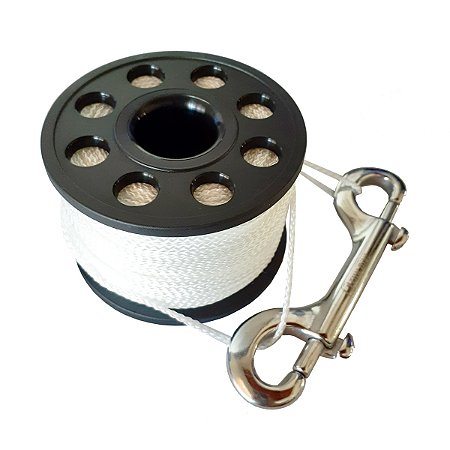 Spool 45m Carretilha Plástica com mosquetão - Fun Dive