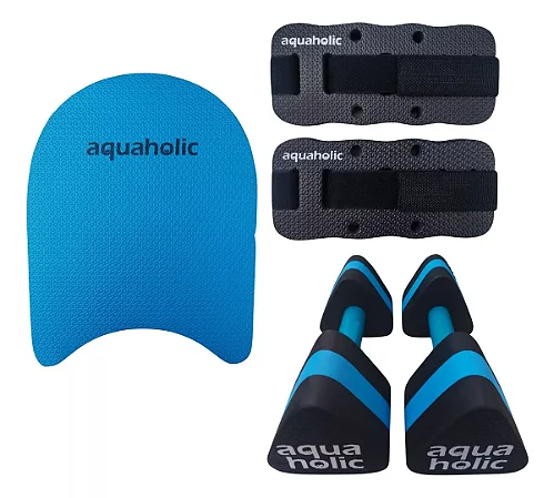 Kit Hidroginastica Prancha Caneleira Halter 2a3kg Aquaholic