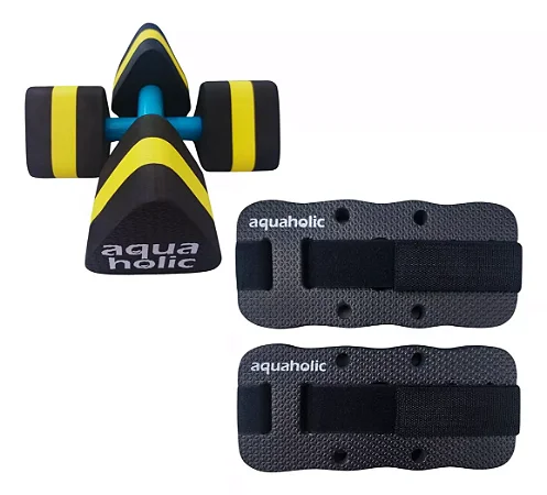 Kit Hidroginastica Caneleira Halter 2 A 3kg Eva - Aquaholic