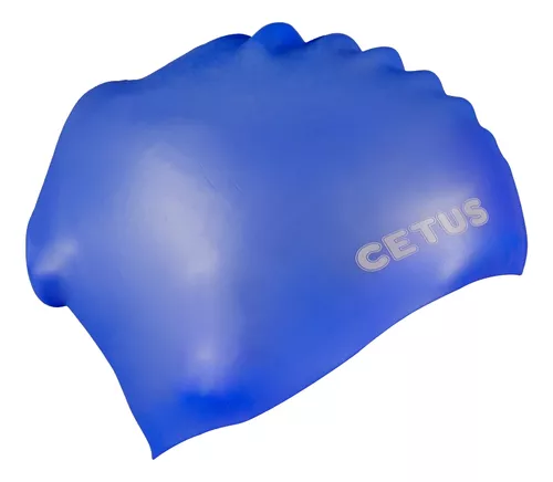 Touca De Silicone Para Natação Cabelos Volumosos Cetus Hair