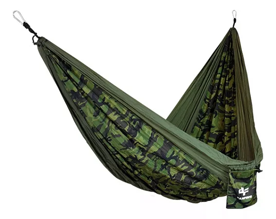 Rede Para Descanso Camping Camuflada Suporta 300kg Albatroz