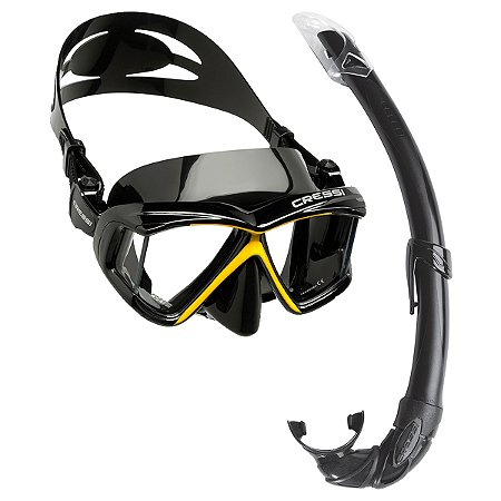 Kit De Mergulho Cressi Máscara Pano 4 Snorkel Mexico Simples