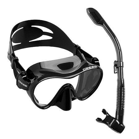 Kit De Mergulho Cressi Frameless Snorkel Supernova Importado