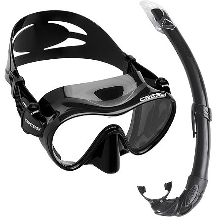 Kit De Mergulho Cressi Frameless Snorkel Mexico Importado
