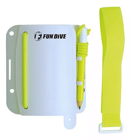 Prancheta De Pulso Para Mergulho Com 3 Folhas Lapis Fun Dive
