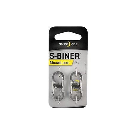 Mosquetão Duplo Com Trava Nite Ize S-biner Microlock