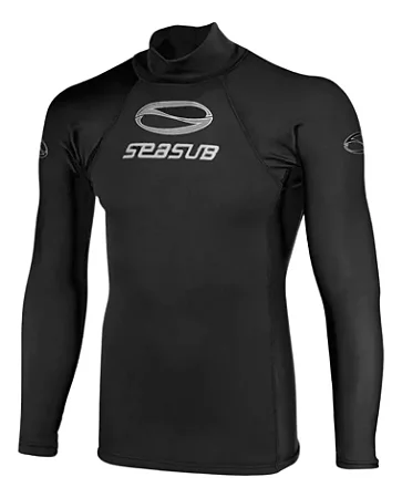 Camisa De Lycra Manga Longa Natação Mergulho Uv50 - Seasub