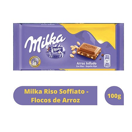 Chocolate Milka Riso Soffiato - Flocos de Arroz 100g