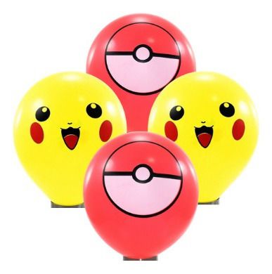 Balão Bexiga Pokemon Sortido - 25 Uni
