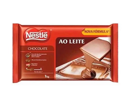 Cobertura Chocolate Nestle ao Leite  - Barra 1kg