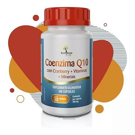 Coenzima Q10 com Cranberry + Vitaminas + Minerais