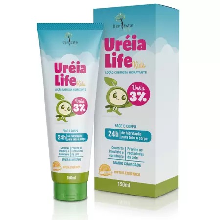 Loção Hidratante Urea Life Kids