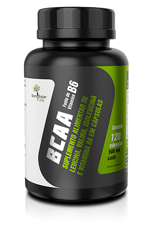 Suplemento P/ Acadêmia, Aminoácidos BCAA -120 Capsulas