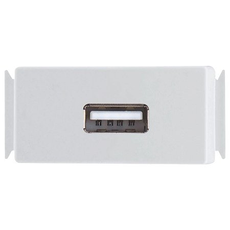 Módulo para Tomada USB 1,5A Bivolt Branco Aria 57217041 Tramontina