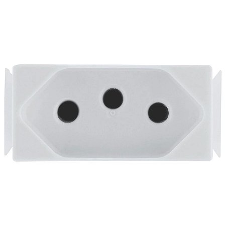 Módulo Tomada Aria 2P+T 20A 250V Branco Aria 57217032 Tramontina