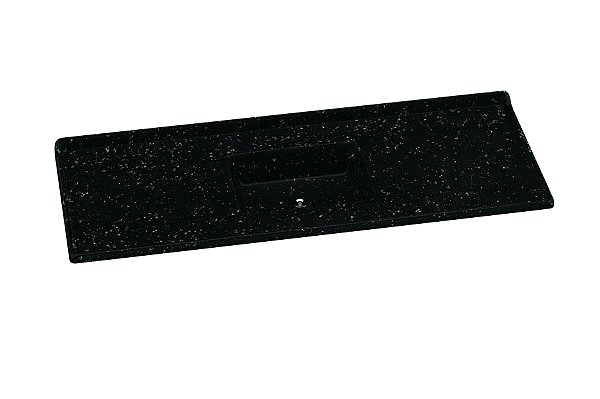 Pia de Mármore Sintético Standart 150cm Pedra Escura 5045-08 Rorato