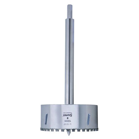 Serra Copo Diamantada 3.15/16'' 100MM com Haste 150MM DE100M Starrett