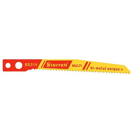 Lâmina de Serra Tico-Tico Bi-Metal com Encaixe Makit 65x7,5x1,0MM BS314 Starrett