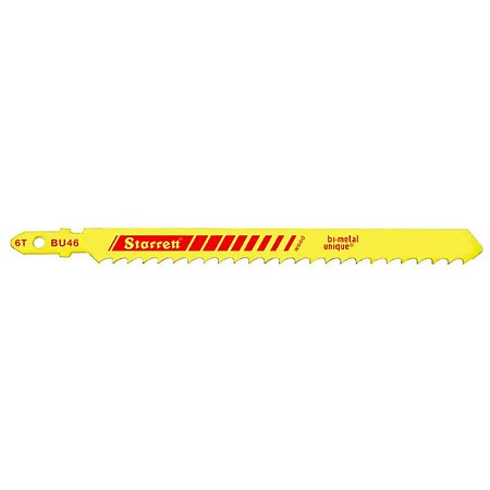 Lâmina de Serra Tico-Tico Madeira Bi-Metal com Encaixe Unificado 105x9,5x1,27MM BU46 Starrett